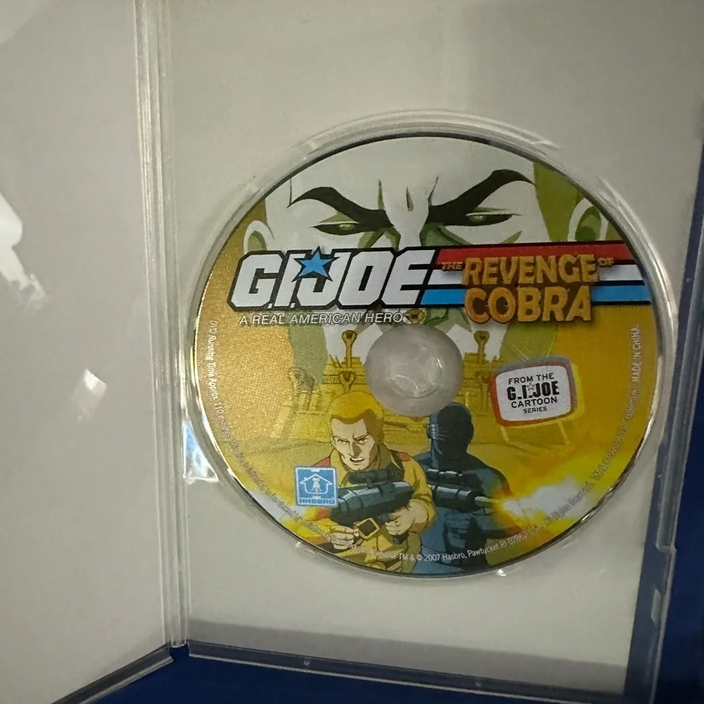 New never open vhs gi joe 2003 and 2 dvd s never open 2003 plus 2007 dvd revenge